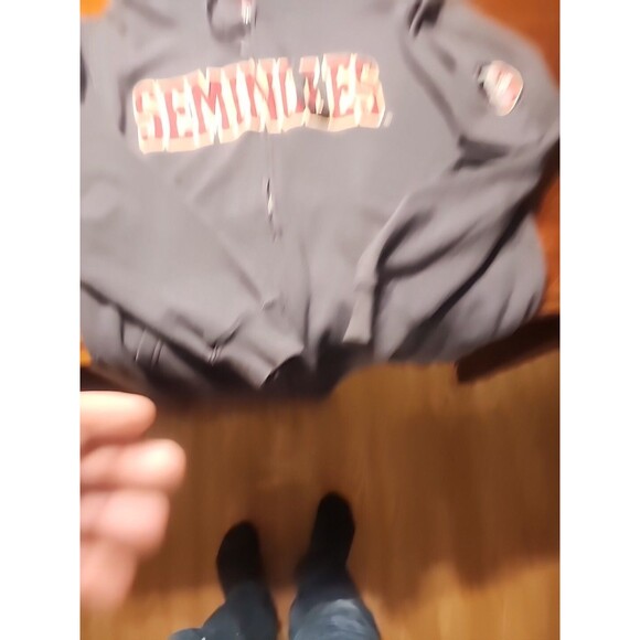 Florida State Seminoles Hoodie Men SZ M Grey Long Sleeve Fleece Embroidered] - Picture 5 of 5